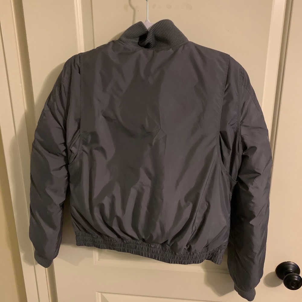 Gray Puffer Jacket - image 2